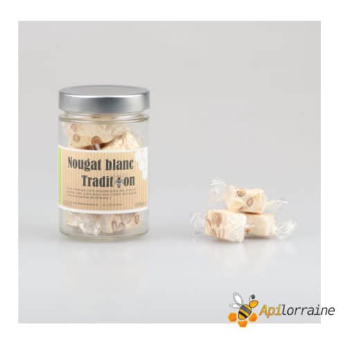 Nougat Blanc Tradition Amande Pistache Pot 100g